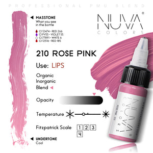 NUVA COLORS - 210 ROSE PINK (15 ML)