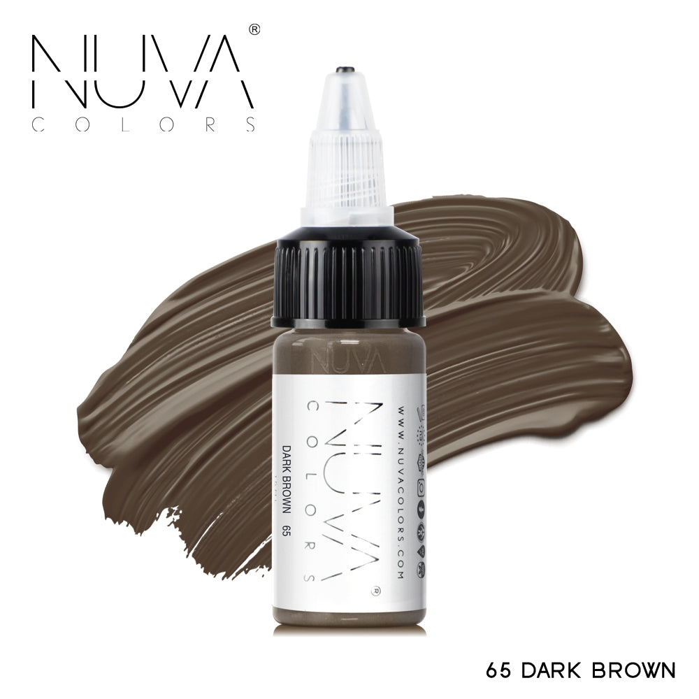 NUVA COLORS - 65 DARK BROWN (15 ML)